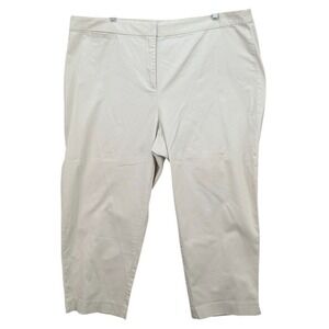 J. Jill Stretch Capri Pants Womens Size 18 High Rise Casual Beachy Resort Summer